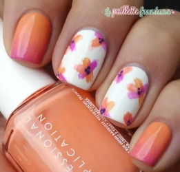 春日花朵美甲 可爱又优雅的指尖艺术