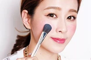 武汉力唯化妆学校教你如何打造不同脸型腮红的画法